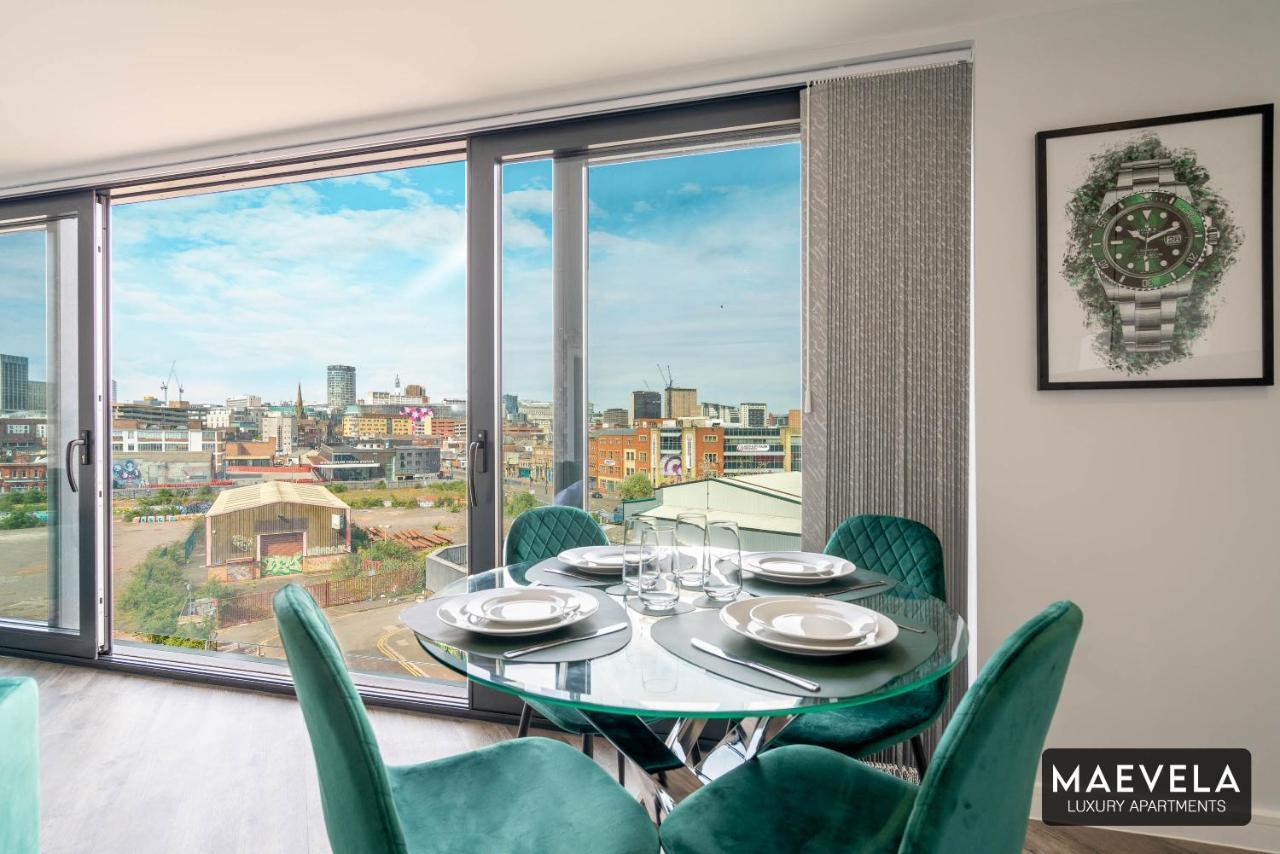 Maevela Apartments - Luxury Top Floor Penthouse - With Parking - 2 Bedroom New Build Apartment ✪ City Centre, Digbeth ✓ With Huge Patio Sliding Doors - City View - Rooftop Terrace - Ps4 & Smart Tv'S 伯明翰 外观 照片