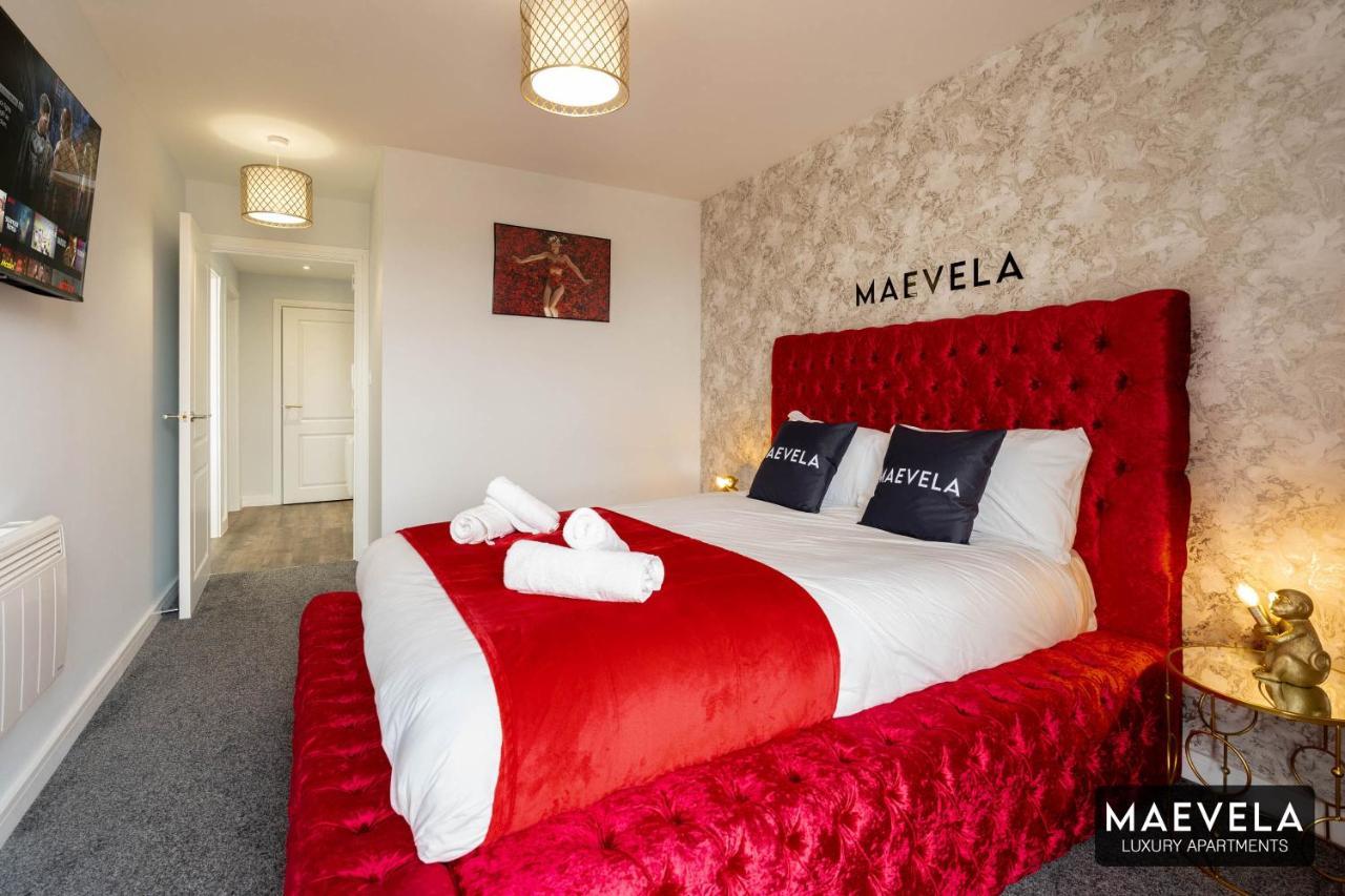 Maevela Apartments - Luxury Top Floor Penthouse - With Parking - 2 Bedroom New Build Apartment ✪ City Centre, Digbeth ✓ With Huge Patio Sliding Doors - City View - Rooftop Terrace - Ps4 & Smart Tv'S 伯明翰 外观 照片