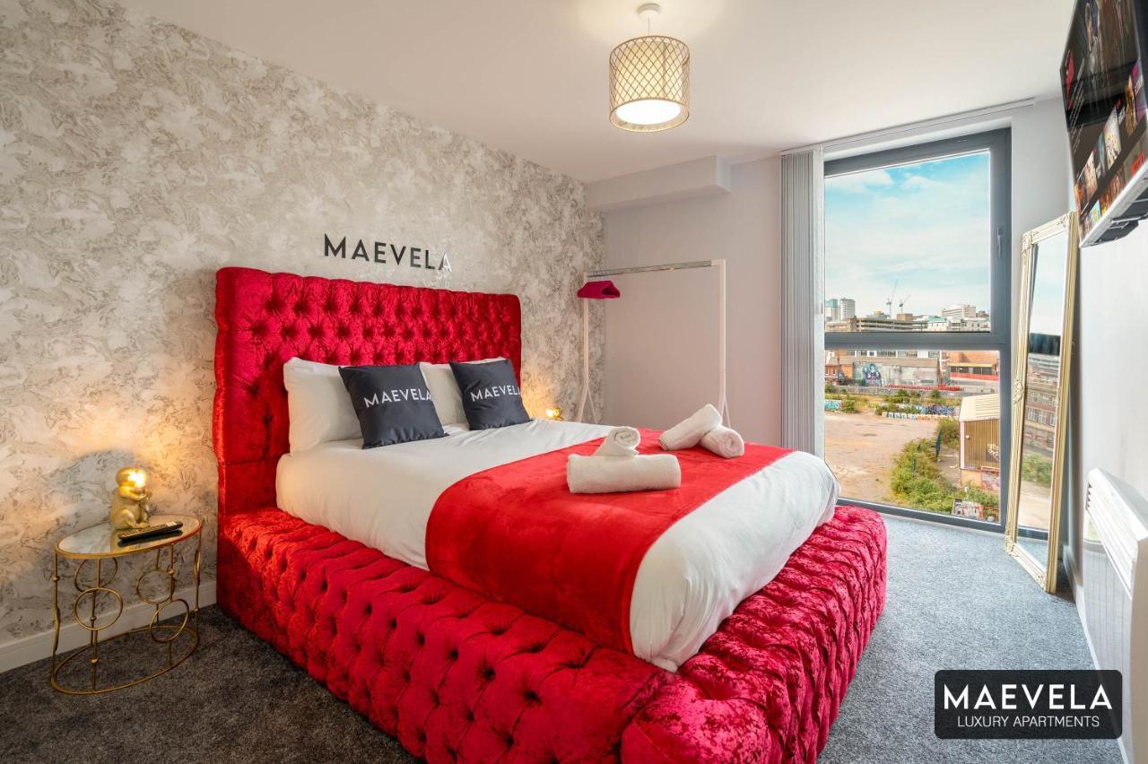 Maevela Apartments - Luxury Top Floor Penthouse - With Parking - 2 Bedroom New Build Apartment ✪ City Centre, Digbeth ✓ With Huge Patio Sliding Doors - City View - Rooftop Terrace - Ps4 & Smart Tv'S 伯明翰 外观 照片