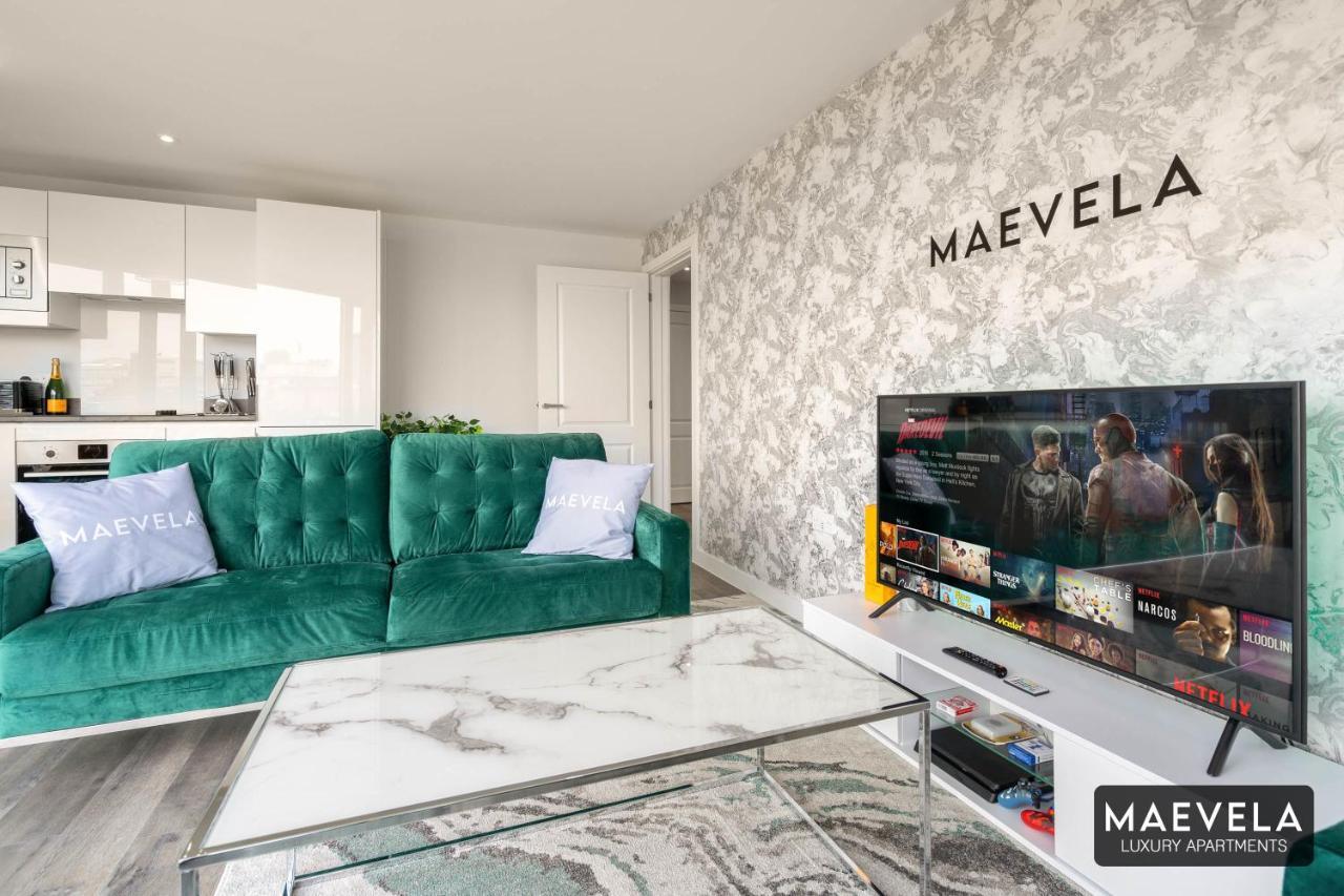 Maevela Apartments - Luxury Top Floor Penthouse - With Parking - 2 Bedroom New Build Apartment ✪ City Centre, Digbeth ✓ With Huge Patio Sliding Doors - City View - Rooftop Terrace - Ps4 & Smart Tv'S 伯明翰 外观 照片