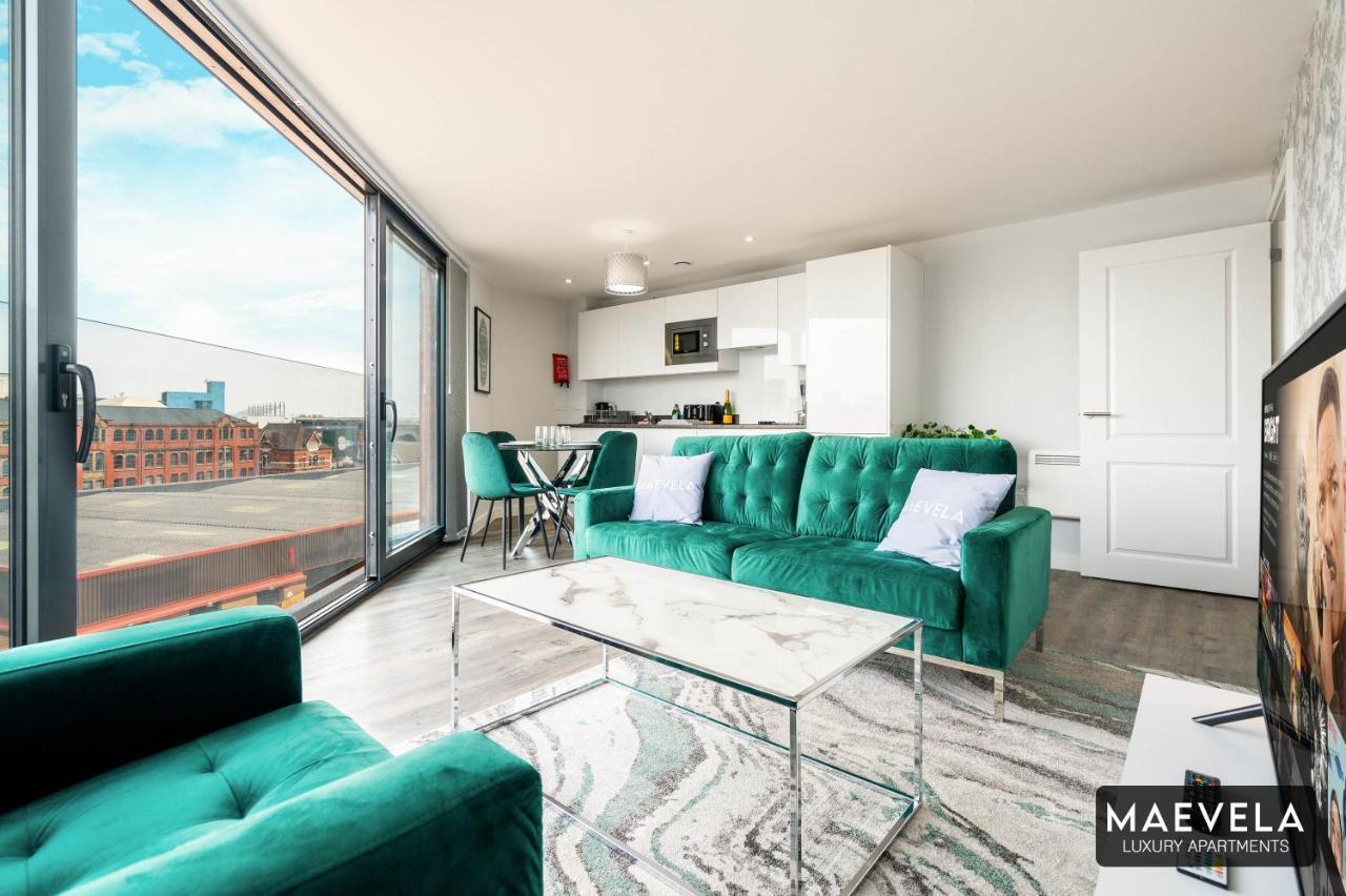Maevela Apartments - Luxury Top Floor Penthouse - With Parking - 2 Bedroom New Build Apartment ✪ City Centre, Digbeth ✓ With Huge Patio Sliding Doors - City View - Rooftop Terrace - Ps4 & Smart Tv'S 伯明翰 外观 照片